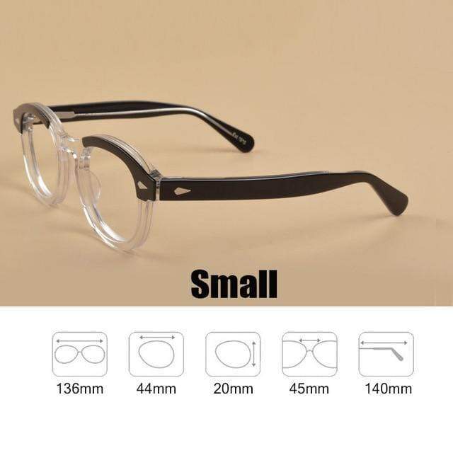 Planet Gates Men Women Computer Goggles Round Transparent Eyeglass Brand Design Acetate Style Vintage Frame sq004