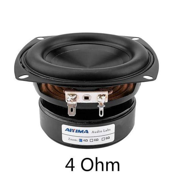 Planet Gates Square 4 Ohm AIYIMA 1Pc 4Inch 100W Audio Speaker Driver 4Ohm 8Ohm Heavy Bass Loudspeaker Hifi Sound Music Subwoofer Speakers For DIY Theater