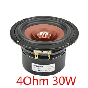 Planet Gates Square 4Ohm 30W / 4" AIYIMA 4 Inch Audio Speaker Driver HIFI 4 8 Ohm 30W Full Range Altavoz Bookshelf Loudspeaker For Home Theater Amplifier DIY 1PC