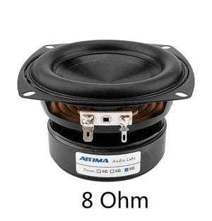 Planet Gates Square 8 Ohm Speaker AIYIMA 1Pc 4 Inch Woofer Audio Speaker Driver 4 8 Ohm 100W Bass Hifi Sound Music Waterproof Subwoofer Speaker DIY Home Theater