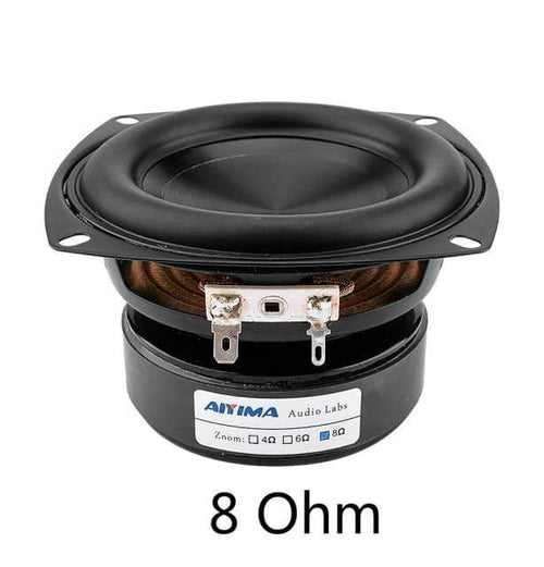 Planet Gates Square 8 Ohm Speaker AIYIMA 1Pc 4 Inch Woofer Audio Speaker Driver 4 8 Ohm 100W Bass Hifi Sound Music Waterproof Subwoofer Speaker DIY Home Theater