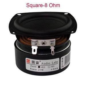 Planet Gates Square-8Ohm 2 PCS LOT Sounderlink Audio Labs 3'' 25W subwoofer woofer bass midrange speaker driver 3 inch 30W loudspeaker DIy