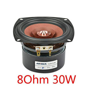 Planet Gates Square 8Ohm 30W / 4" AIYIMA 4 Inch Audio Speaker Driver HIFI 4 8 Ohm 30W Full Range Altavoz Bookshelf Loudspeaker For Home Theater Amplifier DIY 1PC
