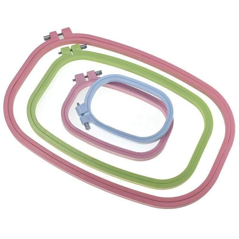 Planet Gates Square Circle Hand Sewing Accessories 1Pc Ribbon Needlework Cross-stitch Kit Random Color Adjustable Embroidered Stretch Tool