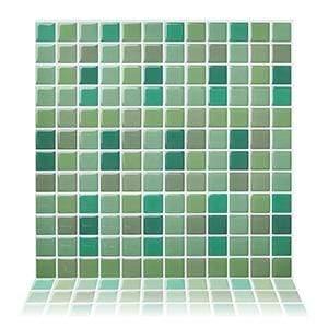 Kitchen Bathroom 3D Waterproof Self Adhesive Mosaic Wall Decal Cabinet Sticker Peel and Stick Backsplash Vinyl Tiles
