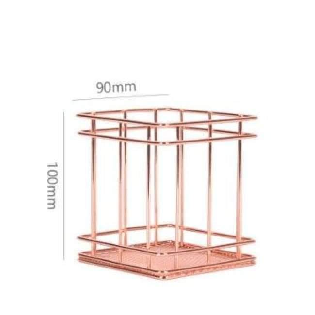 Planet Gates Metal Hollowed out Pen Holder Box Case Organizer Home Desk Stationery Decor Office School Desk Accessories Supplies