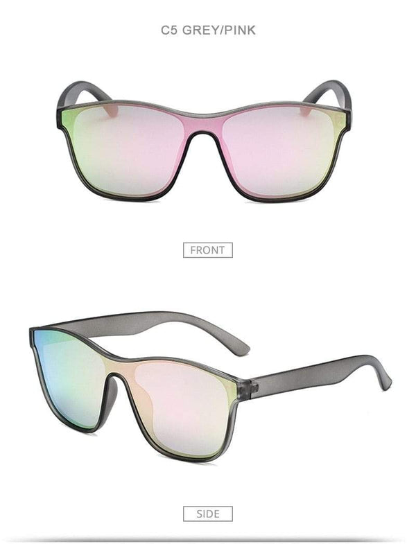 Planet Gates Square Polarized Sunglasses Men Women Fashion Square Male Sun Glasses Brand Design One-piece Lens Eyewear UV400