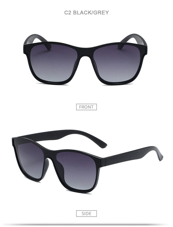 Planet Gates Square Polarized Sunglasses Men Women Fashion Square Male Sun Glasses Brand Design One-piece Lens Eyewear UV400