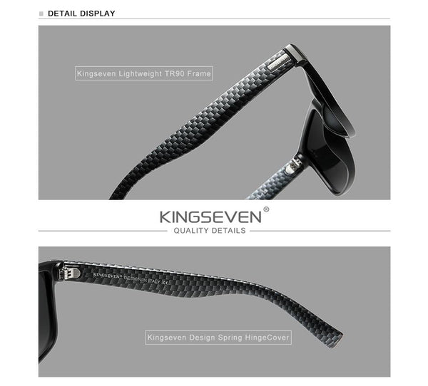 Planet Gates Square Retro Gradient Polarized Sunglasses Women Men Carbon Fiber Pattern Design Outdoor Sports Eyewear
