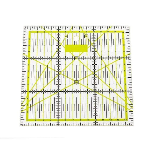 Planet Gates Square Tailor Yardstick Sewing Arts Craft Sewing Tools Accessory DIY Hand Tool 1 Pc Patchwork Ruler Square Fan Shape
