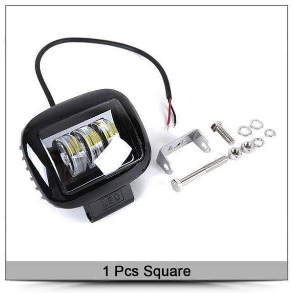 Planet Gates Square x1 / Russian Federation 6D Lens 5 Inch Round Square Led Work Light 12V For Car 4WD ATV SUV UTV Trucks 4x4 Offroad Motorcycle Auto Working Driving Lights