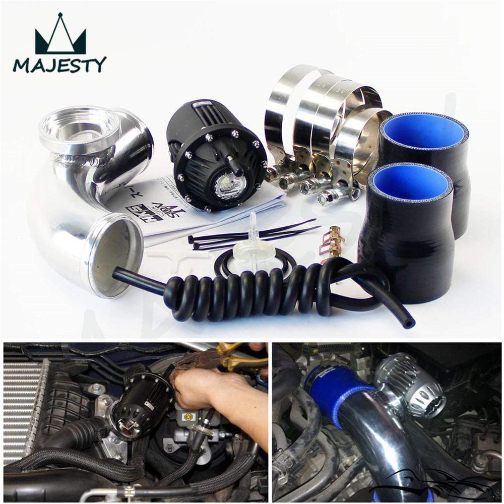 Planet Gates SQV Blow Off Valve BOV IV 4 kit   TURBO PIPE kit for HYUNDAI GENESIS COUPE 2.0T black reducer Hose+black vacuum hose