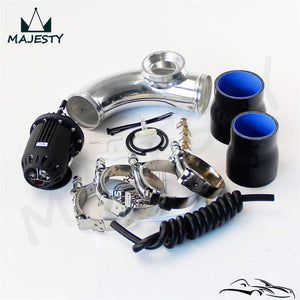Planet Gates SQV Blow Off Valve BOV IV 4 kit   TURBO PIPE kit for HYUNDAI GENESIS COUPE 2.0T black reducer Hose+black vacuum hose