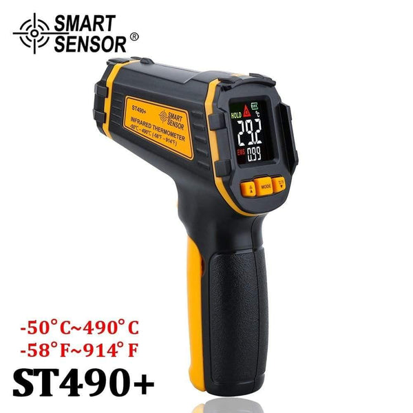 Digital Infrared Thermometer Color LCD Non-Contact Surface -50~380C 500C Temperature Meter Gun Handheld Pyrometer Imager