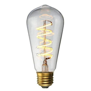 Planet Gates ST58 / 110V Vintage Edison žárovka LED světlo E27 4W stmívatelná průmyslová vláknová LED lampa Retro skleněná sváteční světla Dekorační lustrové osvětlení