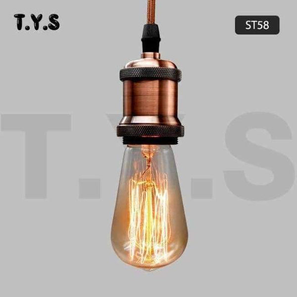 Planet Gates ST58 / 220V Ampule Vintage Edison žárovka E27 40W 220V ST64 G95 Retro skleněná žárovka Dekorační lampa Žárovky s vláknem pro domácí dekoraci