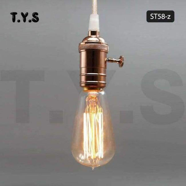 Planet Gates ST58z / 220V Ampule Vintage Edison žárovka E27 40W 220V ST64 G95 Retro skleněná žárovka Dekorační lampa Žárovky s vláknem pro domácí dekoraci