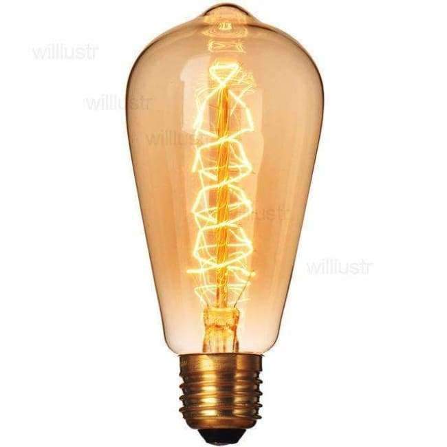 Planet Gates G80 vertical Edison Filament Light Bulbs Vintage Retro Industrial Style Lamp E27 Antique bulbs Fashion loft Incandescent lamps 110V 220V 40W