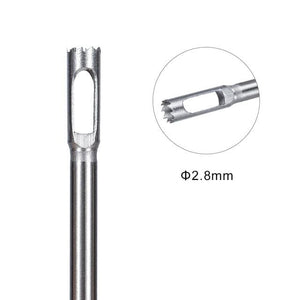 Planet Gates stainless 2.8mm Machine Nail Drill Bits Zebra Sanding Bands Foot Care Polishing Manicure Gel Polish Remover Replacement Tools Cutter