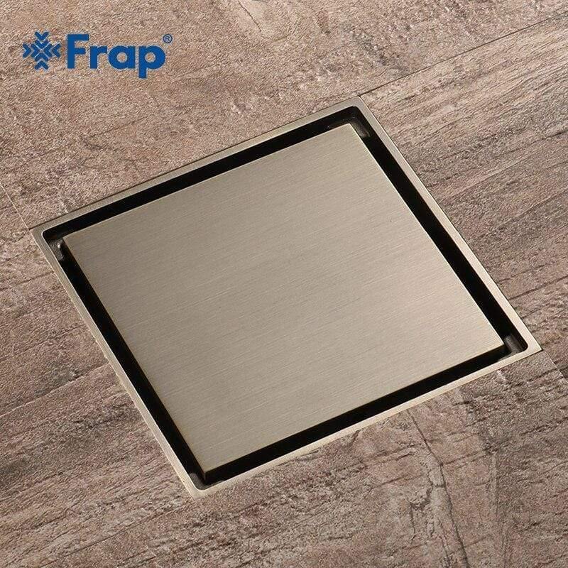 Planet Gates Stainless steel 10*10cm Square Anti-odor Floor Drain Bathroom Invisible Retro Shower Drain Y38075 (Y38075)