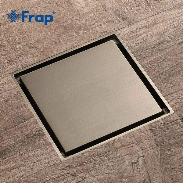 Planet Gates Stainless steel 10*10cm Square Anti-odor Floor Drain Bathroom Invisible Retro Shower Drain Y38075 (Y38075)