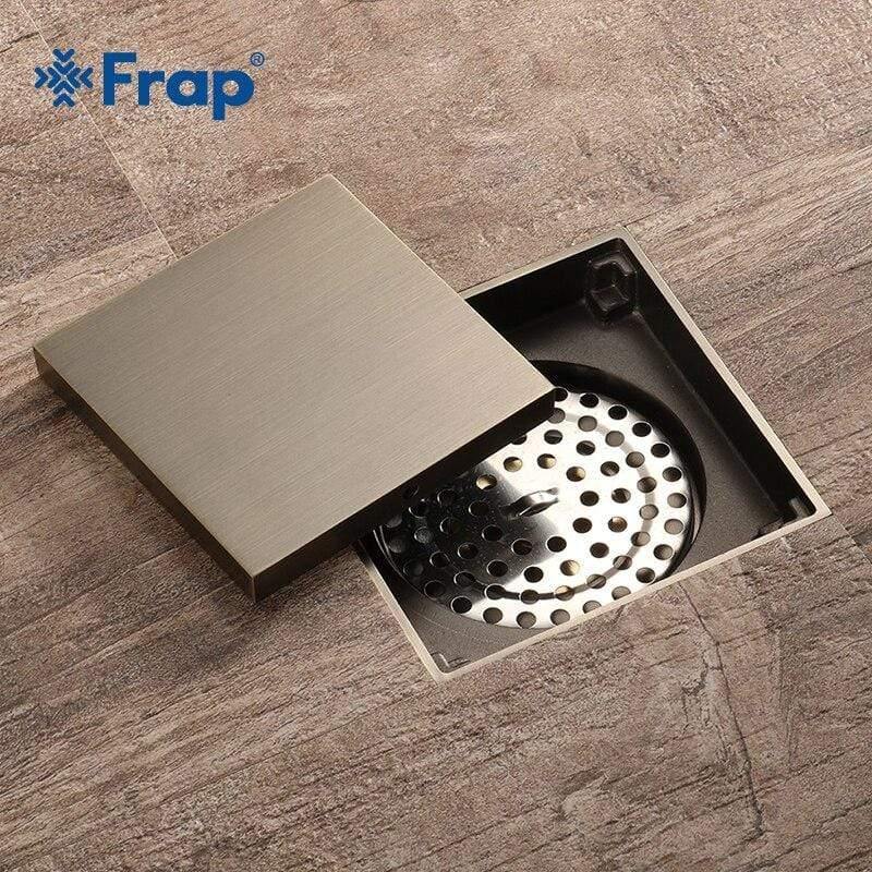 Planet Gates Stainless steel 10*10cm Square Anti-odor Floor Drain Bathroom Invisible Retro Shower Drain Y38075 (Y38075)