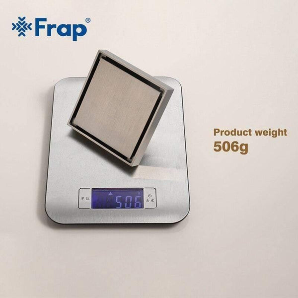 Planet Gates Stainless steel 10*10cm Square Anti-odor Floor Drain Bathroom Invisible Retro Shower Drain Y38075 (Y38075)