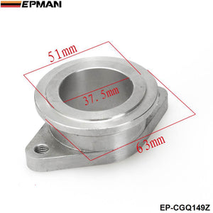 Planet Gates Stainless steel 38mm to 44mm Vband MV-R Wastegate Flange Adapter: Fits Universal EP-CGQ149Z