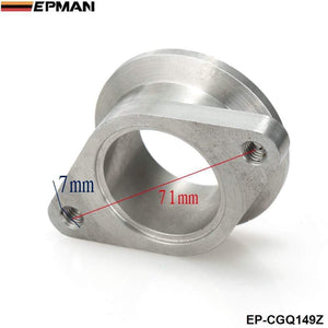 Planet Gates Stainless steel 38mm to 44mm Vband MV-R Wastegate Flange Adapter: Fits Universal EP-CGQ149Z