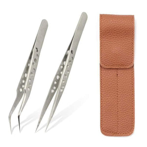 Planet Gates Stainless Steel A TOP Quality Stainless Steel Tweezers Rainbow Color Straight Bend ESD Multifunction Eyelash Tweezers For Nail Sewing DIY