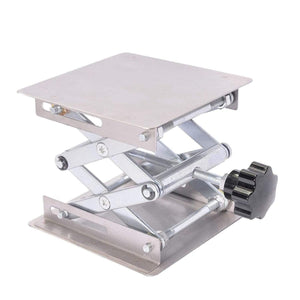 Planet Gates Stainless Steel Adjustable Lab Stand Table Rack Scissor Lab-Lift Lifter for Science Experiment 100 x 100mm Woodworking Benches