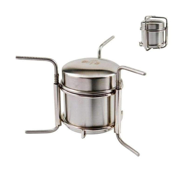 Planet Gates Stainless Steel Alcohol Stove Camping Stove Cooking stove B-1