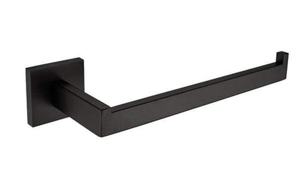 Planet Gates Stainless Steel Bathroom Hardware Set Black Matte Paper Holder Toothbrush Holder Towel Bar Bathroom Accessories