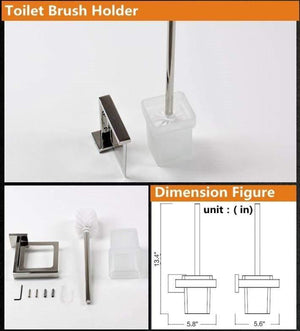 Planet Gates Stainless Steel Bathroom Hardware Set Chrome Polished Toothbrush Holder Paper Holder Towel Bar Bathroom Accessories