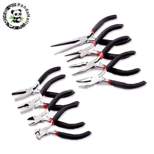 Planet Gates Stainless Steel Black Needle Nose Pliers Set Hand Tool For Jewelry Making DIY