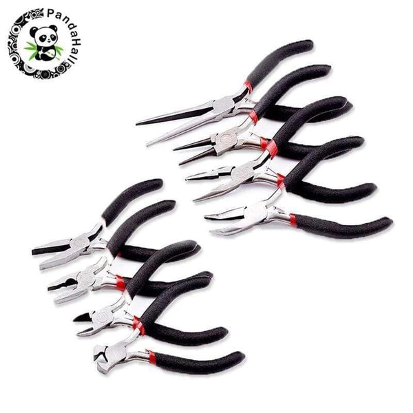 Planet Gates Stainless Steel Black Needle Nose Pliers Set Hand Tool For Jewelry Making DIY