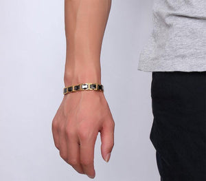 Planet Gates Stainless Steel Ceramic Health Bracelets Man Bangles for Hologram Bracelet Energy Bracelets Men