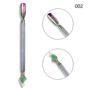 Planet Gates Stainless Steel Cuticle Pusher Nail Pusher Repousse Cuticule Ongles Materiel Professionnelle Corta Cuticula Tool