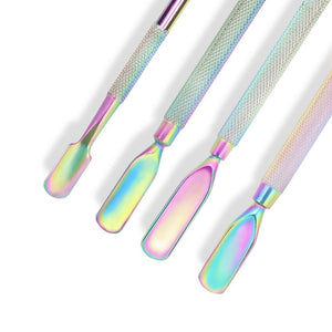 Planet Gates Stainless Steel Cuticle Pusher Nail Pusher Repousse Cuticule Ongles Materiel Professionnelle Corta Cuticula Tool