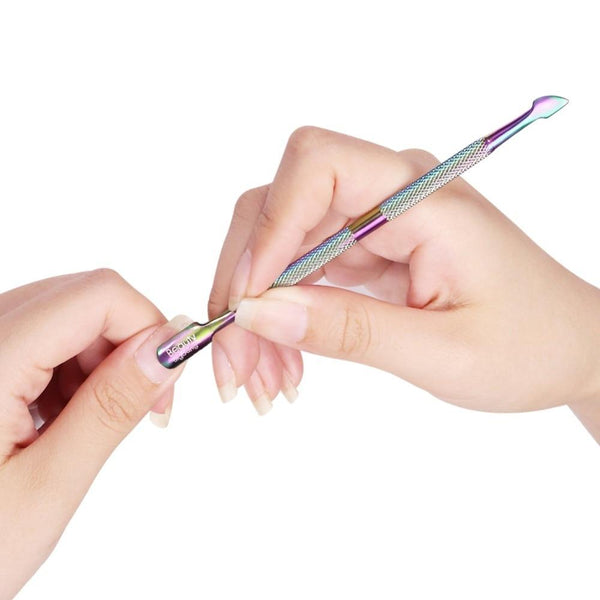 Planet Gates Stainless Steel Cuticle Pusher Nail Pusher Repousse Cuticule Ongles Materiel Professionnelle Corta Cuticula Tool