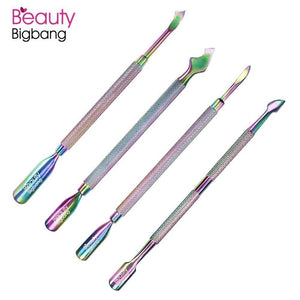 Planet Gates Stainless Steel Cuticle Pusher Nail Pusher Repousse Cuticule Ongles Materiel Professionnelle Corta Cuticula Tool