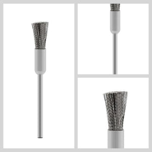 Planet Gates stainless steel Diamond Nail Drill Milling Cutter Nail Art Drill Bit Cuticle Clean Cutter for Manicure Nail Files Electric Mills Burr Nail Tool