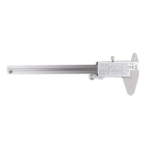 Planet Gates Stainless Steel Digital Caliper 150mm Fraction/mm/inch LCD Display Vernier Caliper High Precision Measuring Instrument Tool