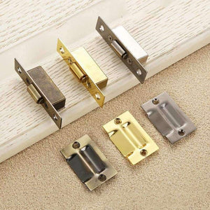Planet Gates Stainless Steel Door Latches Cupboard Cabinet Roller Latch Lock Wooden Door Stops Furniture Hardware