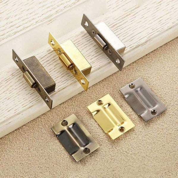 Planet Gates Stainless Steel Door Latches Cupboard Cabinet Roller Latch Lock Wooden Door Stops Furniture Hardware