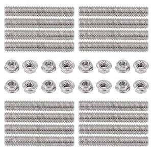 Planet Gates Stainless Steel Exhaust Manifold Stud Flange Nuts Kit for 2 Manifolds  Ford 4.6 5.4L V8 Car Auto Replacement Parts