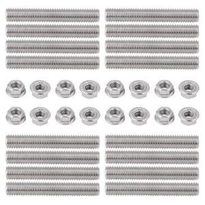 Planet Gates Stainless Steel Exhaust Manifold Stud Flange Nuts Kit for 2 Manifolds  Ford 4.6 5.4L V8 Car Auto Replacement Parts