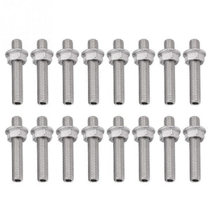 Planet Gates Stainless Steel Exhaust Manifold Stud Flange Nuts Kit for 2 Manifolds  Ford 4.6 5.4L V8 Car Auto Replacement Parts