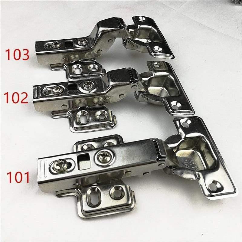 Stainless steel Hydraulic Hinge Damper Buffer Cabinet Cupboard Door Hinges Soft Close Furniture hinges Hardware