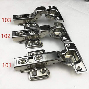 Stainless steel Hydraulic Hinge Damper Buffer Cabinet Cupboard Door Hinges Soft Close Furniture hinges Hardware